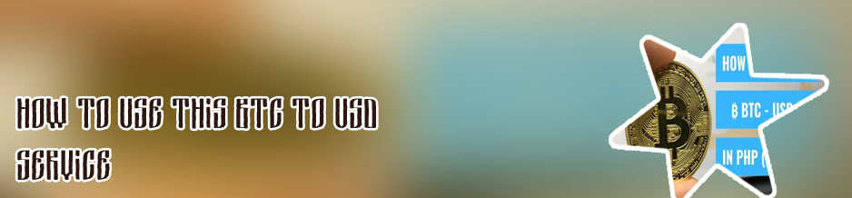 Bitcoin to usd converter